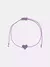 Pulseira Coração de Macramê