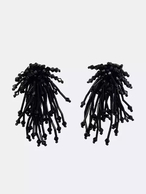 Brinco Cascata de Ouriço Preto - comprar online