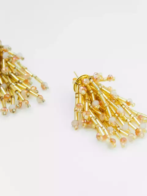 Brinco Cascata de Ouriço Dourado - comprar online