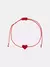 Pulseira Coração de Macramê na internet