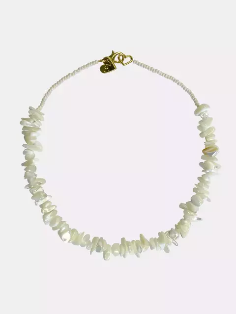 Choker Cascalho Branco