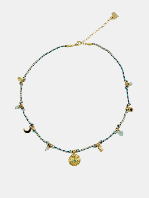 Colar Fio Trançado Elementos