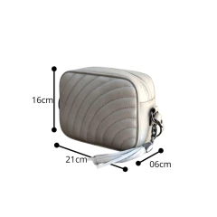 Imagem do Bolsa Crossbody Floot Gelo em Couro Legítimo – Ref. 962