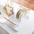Escurreplato Metal Blanco con Asas de Madera Grande - tienda online