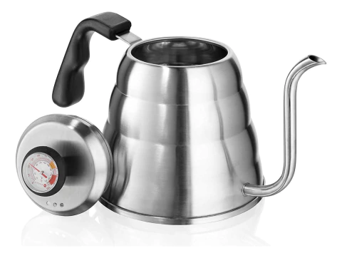 JARRA BARISTA 1200ML CON TERMOMETRO ACERO