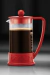 Cafetera de Embolo Bodum Brazil 8 Pocillos Rojo - comprar online