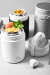Vianda Termica Acero Inoxidable Blanco 600ml - comprar online