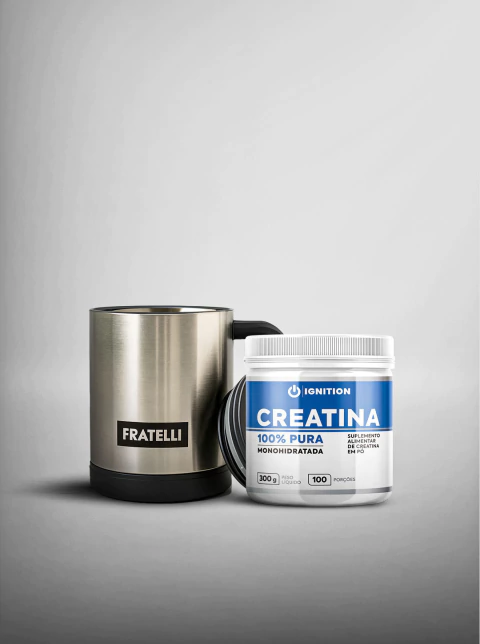 CREATINA IGNITION 100G + COPO TÉRMICO MIXER - comprar online