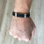 Imagem do PULSEIRA COURO FIOS PRATA 925