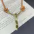 COLAR COURO CRU CRISTO LISO BANHO OURO - loja online