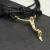 COLAR CRISTO RING OURO - Demidio Design
