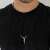 COLAR COURO PRETO CRISTO PRATA MACIÇA 925 - comprar online