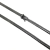 CORRENTE RABO DE RATO BANHO RÓDIO NEGRO - (cópia) - (cópia) - (cópia)