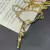 CORRENTE GRUMET PINGENTE CRISTO GRANDE BANHO OURO - loja online