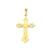 PINGENTE CRUZ JESUS CRISTO BANHO OURO 18K