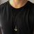 COLAR COURO PRETO ÂNCORA BANHADO OURO - buy online