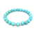 PULSEIRA PEDRA JASPE AZUL BANHO PRATA