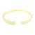 Pulseira bracelete cruz  unissex banho de ouro, com design minimalista e elegante. artesanal fabricada a mão 