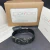 PULSEIRA COURO PRETA CRUZ FINA BANHADO RÓDIO NEGRO - (cópia) - online store