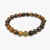 PULSEIRA PEDRA 8MM OLHO DE TIGRE OURO