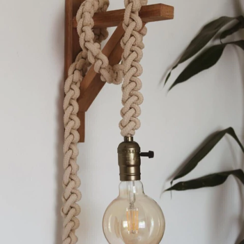 Workshop Luminária em Macramê - comprar online