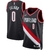 Portland Trail Blazers Damian Lillard Nike Black Swingman Jersey - Icon Edition