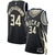 Milwaukee Bucks Jordan Brand Black Swingman Jersey - Statement Edition - Giannis Antetokounmpo - Damian Lillard