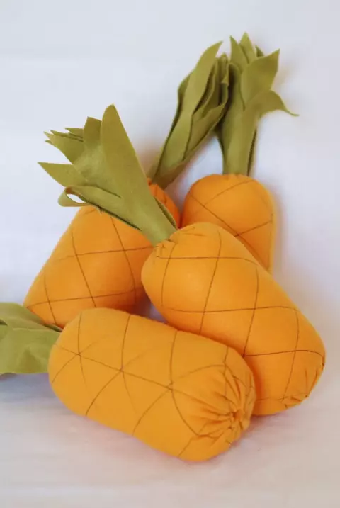 Abacaxi de feltro