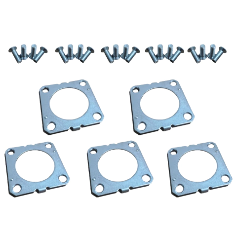 Kit 5 Tampas de Fixação Alternador Valeo Vw Fox Gol Logan