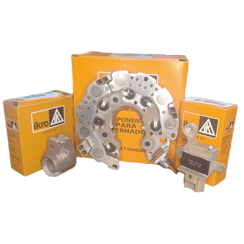 Kit Placa Diodo Regulador Porta Escovas Ford Focus Volvo 12v