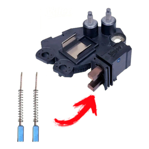 Kit 40 Escovas Regulador Volt para valeo Corsa S10 Gol Saveiro