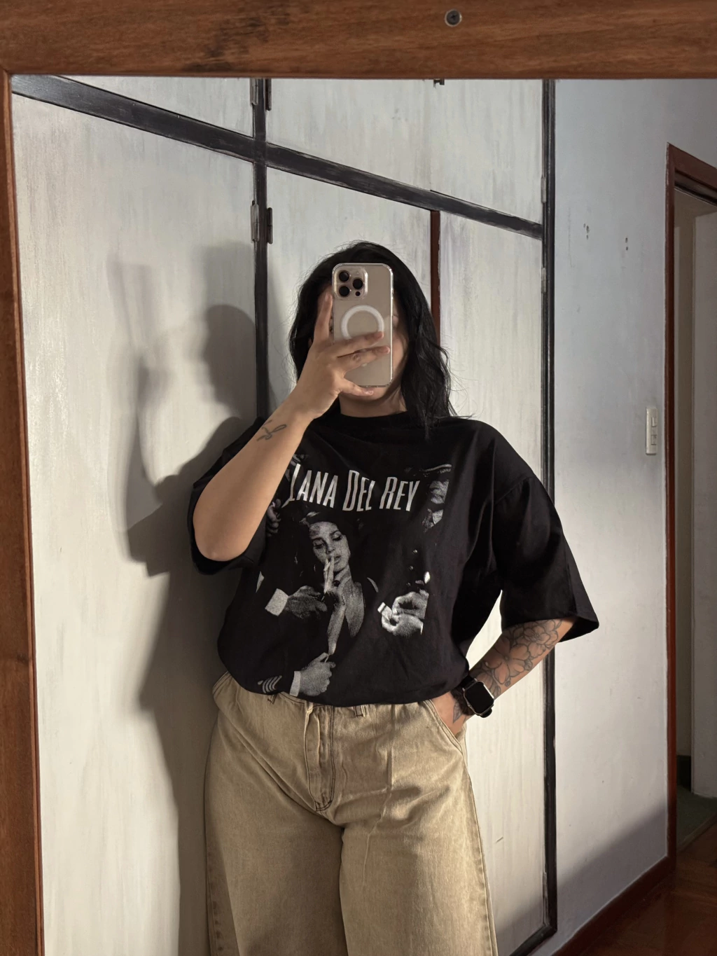 LANA DEL REY - Oversized NEGRO
