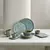 Set taza y plato café 120ml Organic Verde - TULA HOME