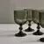 Set x 6 Copas Altas Gris 370 ml labradas Roma - TULA HOME