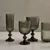 Set x 6 Copas Altas Gris 370 ml labradas Roma - tienda online