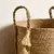 Set x 2 Canastos Seagrass con Manija y fleco - TULA HOME
