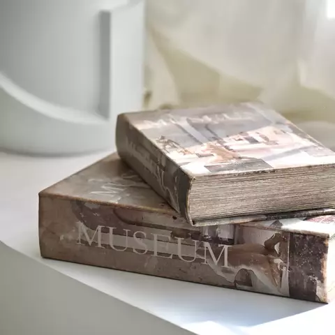 Set x2 Caja/Libro decorativo MUSEUM - comprar online