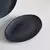 Plato Postre Mykonos Ovalado Irregular Negro - comprar online