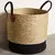 Set de 3 canastos con Manija Black - TULA HOME