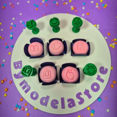 Carimbo para Brigadeiros e Docinhos - Kit Dia dos Professores 1 - By Modela Store