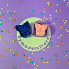 Carimbo e Ejetor para Brigadeiros e Docinhos - Cauda de Sereia 1 - loja online