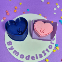 Imagem do Ejetor e Modelador para Brigadeiros e Docinhos - Kpop B21 Mascotes BTS