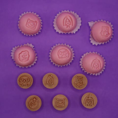 Carimbos para Brigadeiros e Docinhos - Kit Hora da Aventura - 6un na internet