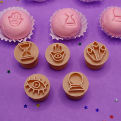 Carimbos para Brigadeiros e Docinhos - Kit Místico - 5un