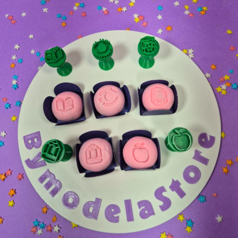 Carimbo para Brigadeiros e Docinhos - Kit Dia dos Professores 1 - comprar online