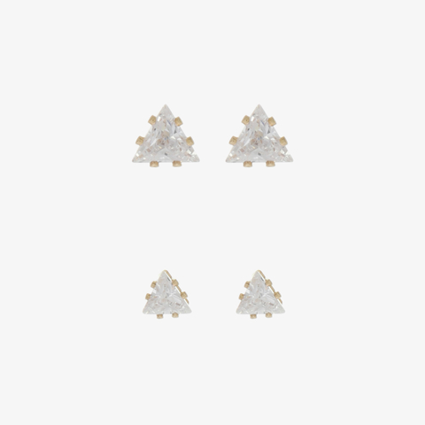 Dupla de Brincos Yas Dourado