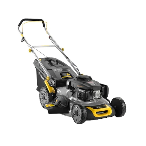 Cortadora de césped Niwa CENW-21M con motor a combustión y bolsa recolectora negra