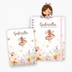 Caderneta de Vacinação + Porta Documentos Mini : Jardim das fadas