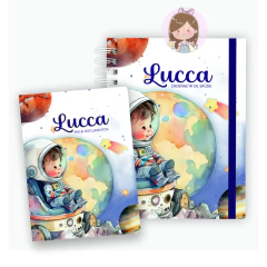 Caderneta de Vacinação + Porta Documentos Mini : Astronauta
