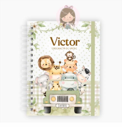Caderneta de vacinação | Tema: Safari
